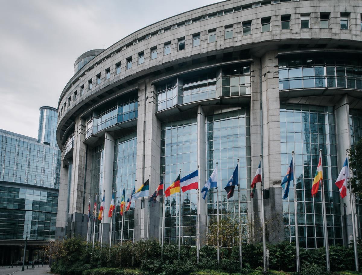 Facade of the European Parliament